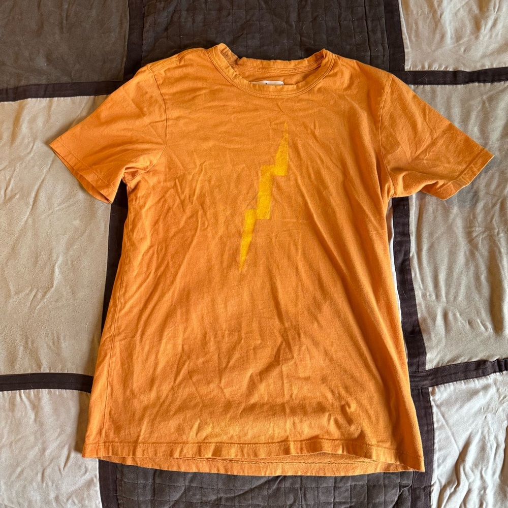 Imogene+Willie the “Bolt” tee in Orange, Med